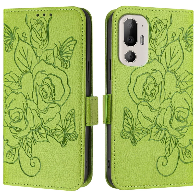 For Couqe HTC U24 Pro Flower Wallet Flip Case on For Funda HTC U24 Pro U24Pro U 24 Pro Cases RFID Blocking Leather Phone Cover