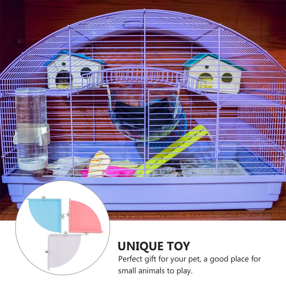 

3 Pcs Cage Platform Hamster Small Animal Toys Platforms Guinea Pig Decorate Habitat Accessories Perch