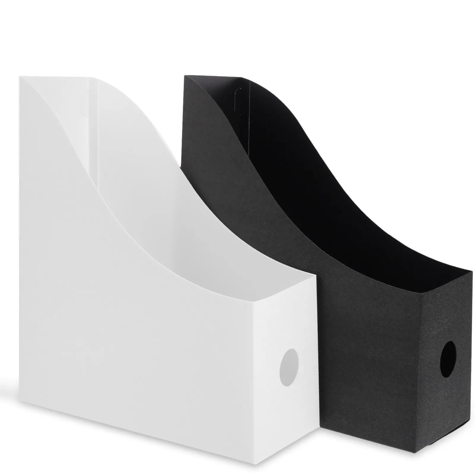 

Набор из 2 износостойких настольных органайзеров для файлов: для офиса, дома, класса, библиотеки, книг и журналов