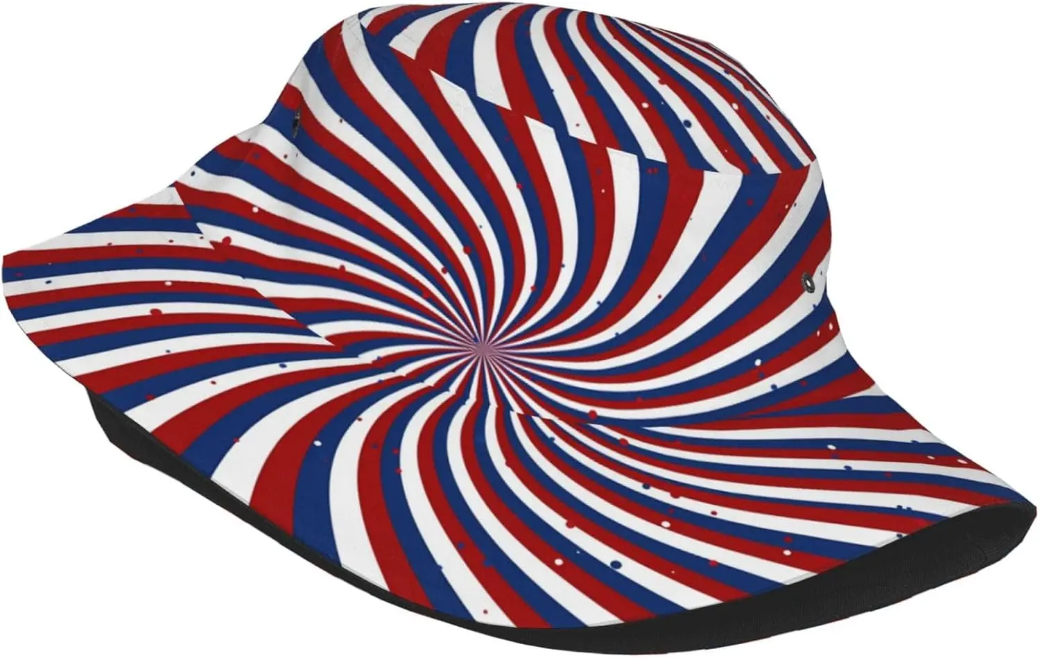 Independence Day USA Flag Bucket Hat,Funny Beach Fisherman Hats Sun Wide Brim Cap for Women Men