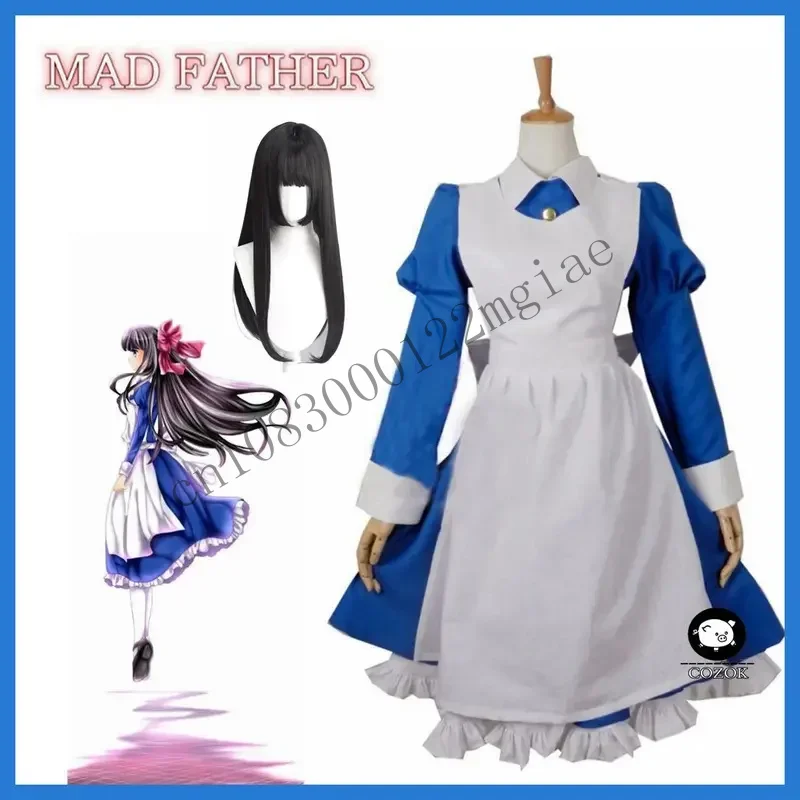 Аниме Mad Father Aya Drevis платье косплей костюм Хэллоуин униформа наряд индивидуальный размер CMM221