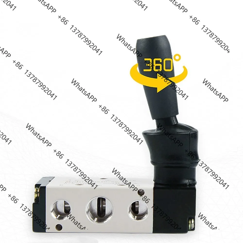4H210‑08 4H310‑10 4H410‑15 5Way 2Position Hand Lever Pneumatic Valve 1/4