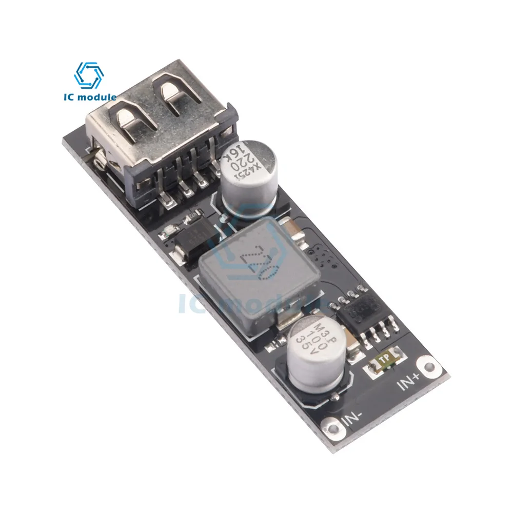 DC-DC 8-32V To 5V3A DC Step-Down USB Charging Module Charging Protection Module