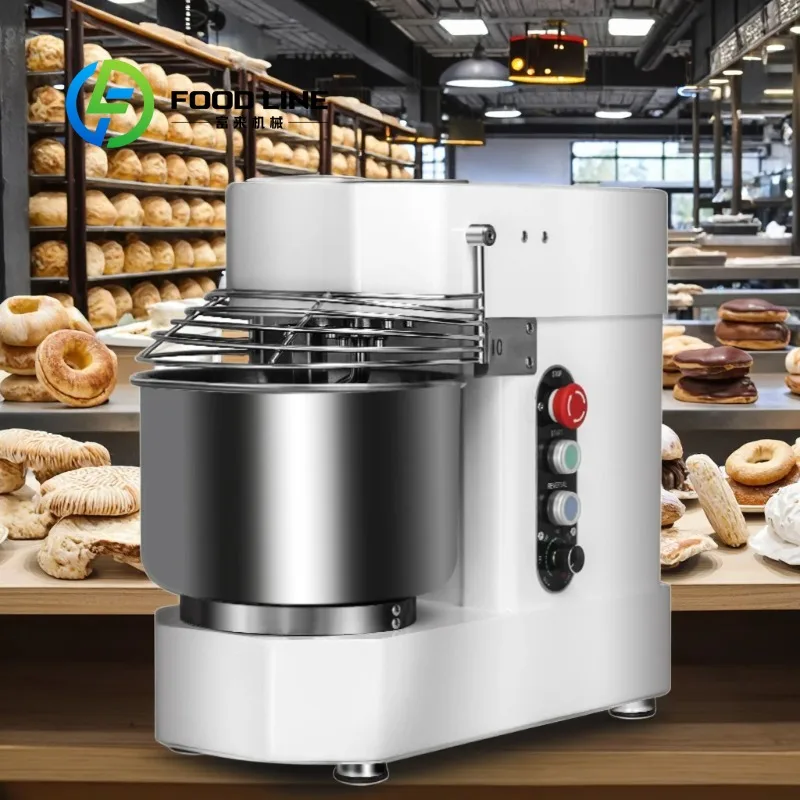 Customized New Commercial Dough Mixer Large Capacity Dual Speed Adjustable Stainless Steel High Productivity