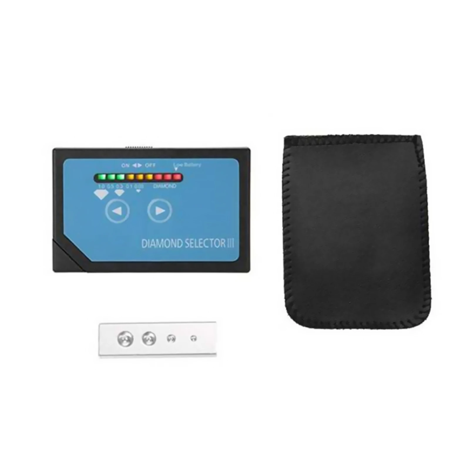 Durable avec indicateur LED testeur de pierres précieuses Portable facile à lire testeur de diamant sélection de Test de bijoux testeur de diamant