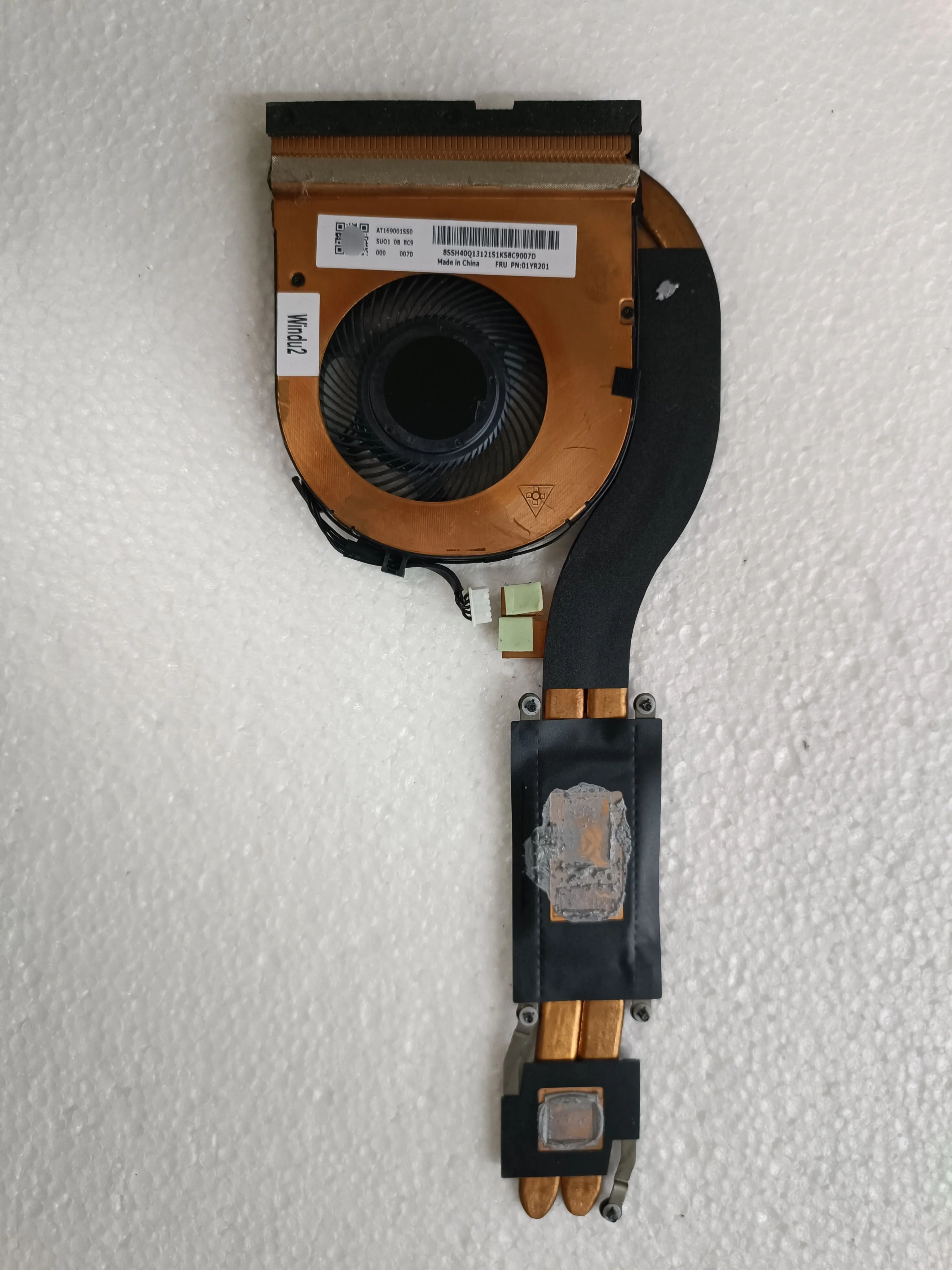 

Used Original for Lenovo Thinkpad T480 T470 Laptop Radiator Fan 01YR200 01YR202