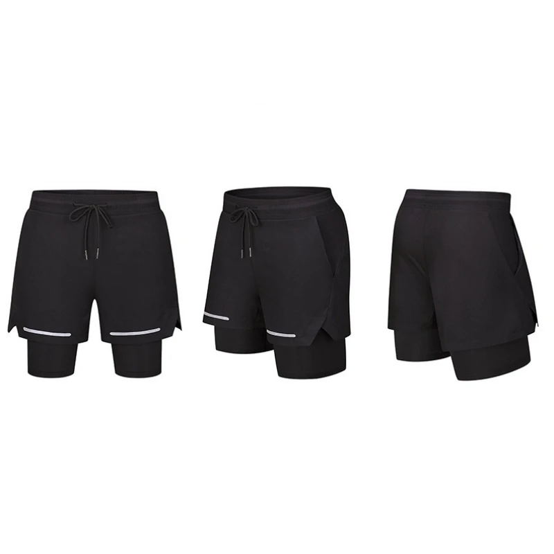 Quick Dry Summer Casual Shorts Sportswear Double Layer Breathable Unisex Board Shorts Anti-embarrassment Swim Trunks For Men 5XL