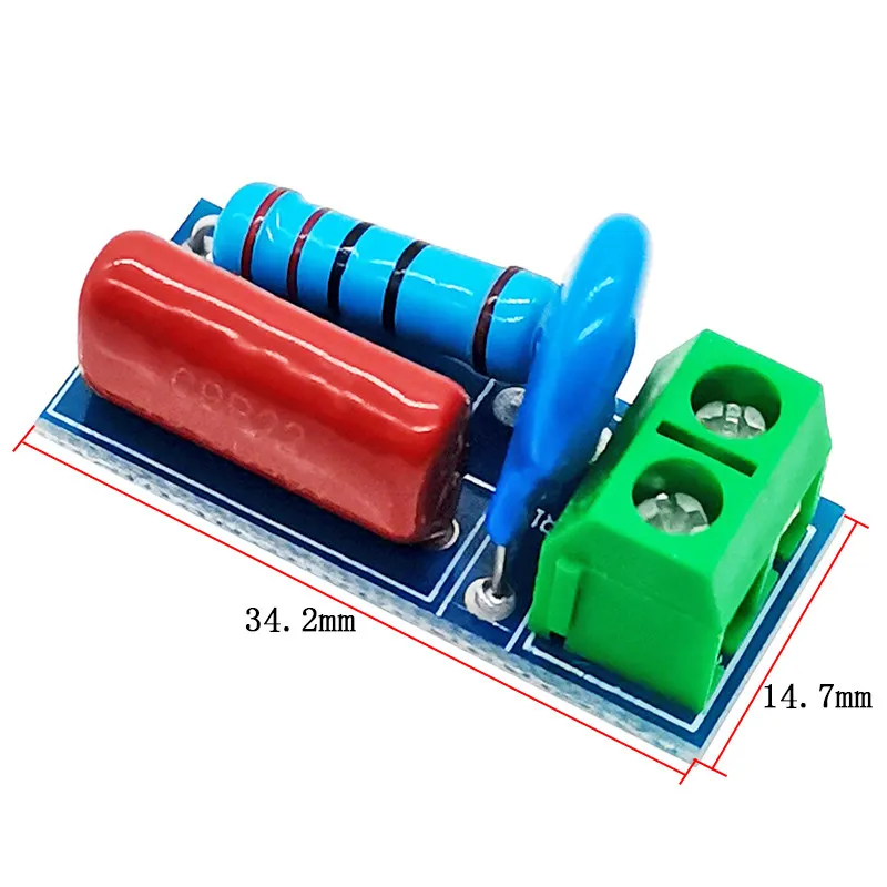 Protection Board for RC Snubber Circuit Module, Relay Thyristor Anti-interference Development Module 5pcs