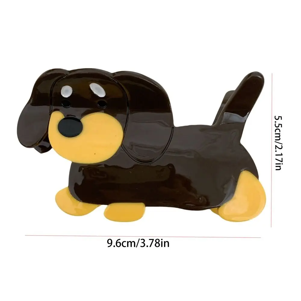 حمض الخليك خلات السجق الكلب مشبك شعر كبير مشبك شعر الحيوانات الأليفة الحيوان مشبك شعر إكسسوارات الشعر غطاء الرأس القرش كليب يوميا #5