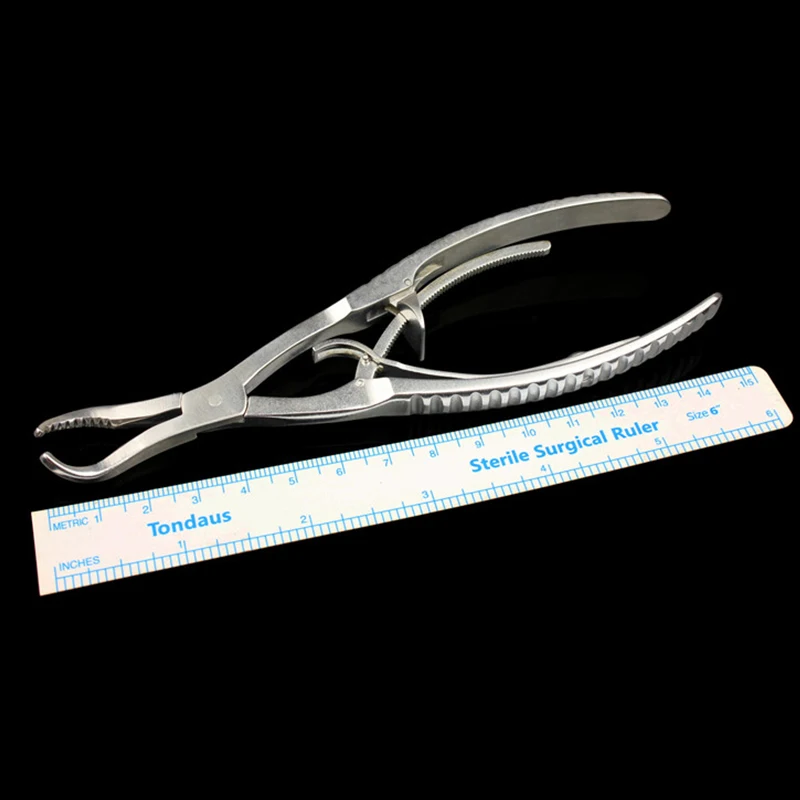 

Медицинский ортопедический инструмент для мелких животных: зажим для костей улна и радиуса, самоблокирующийся, с острым изогнутым наконечником, для редукции, держатель костей, AO