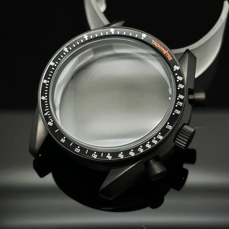 Multifunctional 39.7mm Watch Case Suitable for Japan VK63 VK64 Quartz Movement Parts Fits 20mm Steel Band Case with Bezel