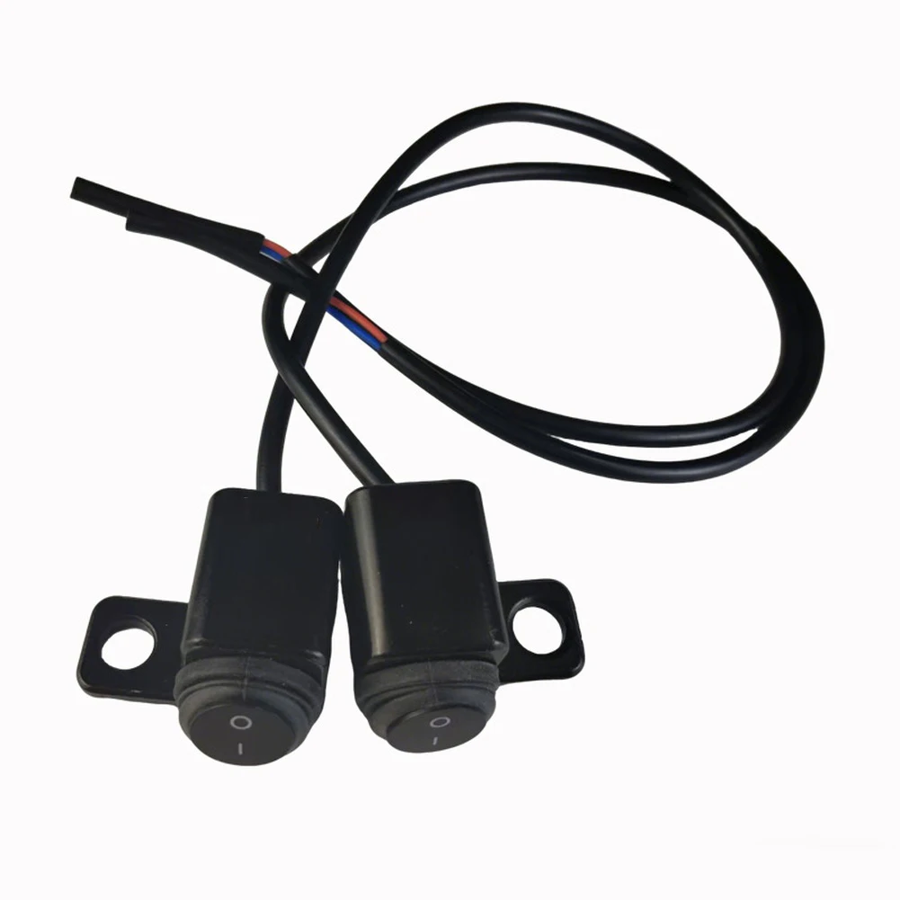 For Rainy Riding Conditions Black Motorcycle Switch Button for Easy Installation Motorcycle Switch Motorcycle Switch