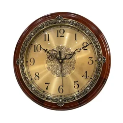 Large Solid Wood Retro Wall Clock Living Room American European Silent Bedroom Creative Watch Home Relogio De Parede Gift FZ635