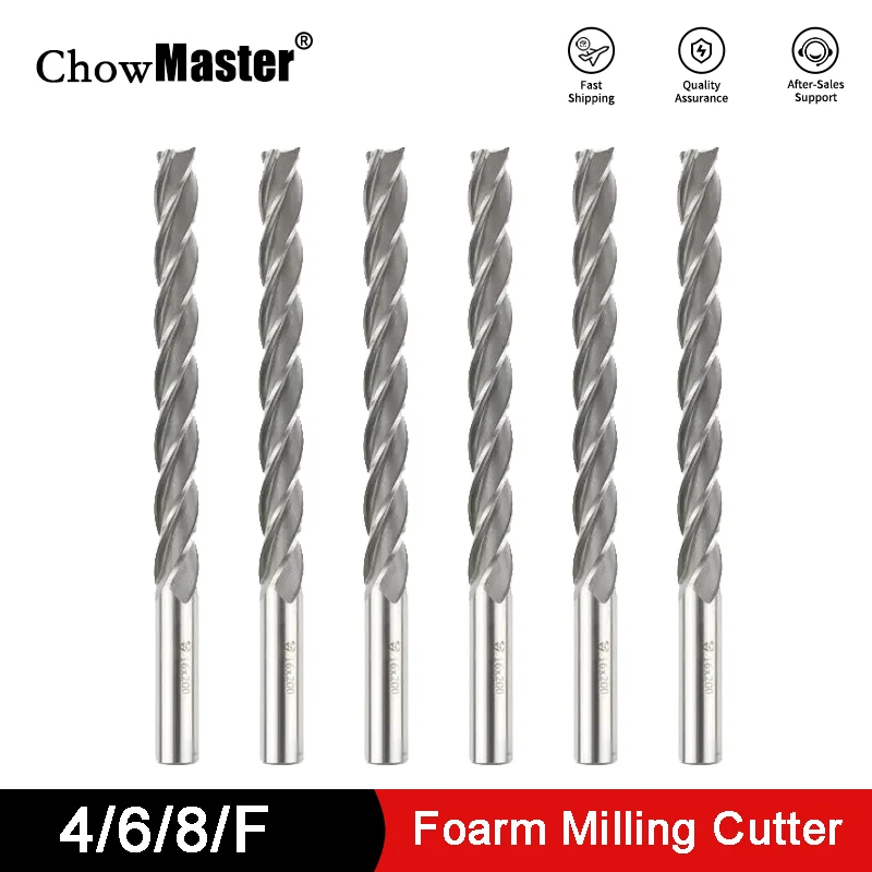 

Инструмент для фрезы для пенопласта Chowmaster, 4/6/8 канавок, плоское дно, модель пенополистирола EPS, удлиненное лезвие, резак для пенопласта, инструменты для пенопласта EVA