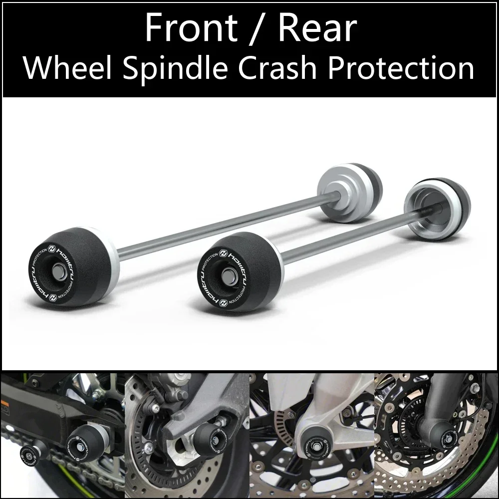 

Front Rear wheel Spindle Crash Protection For Suzuki GSXR1000 GSX-R1000 GSX-R1000R 2017-2023