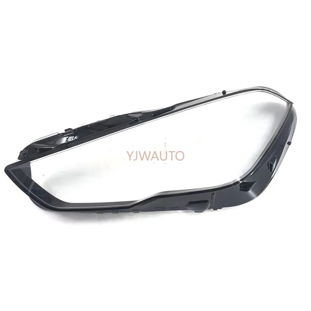 لسيارات BMW 2 Series 2023 2024 أربعة أبواب عدسة المصباح الأمامي غطاء المصابيح الأمامية للسيارة غطاء الزجاج استبدال واضح الجبهة عاكس الضوء قذيفة السيارات