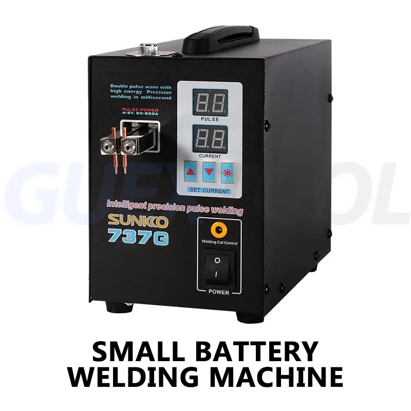 SUNKKO 737G batterie soudeuse par points affichage numérique Machine de soudage par points pour 18650 batterie au Lithium soudage Double impulsion soudeurs par points