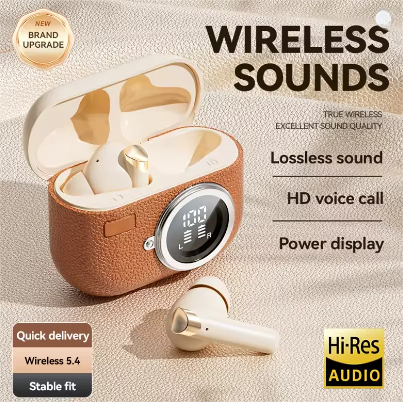 

Беспроводные наушники ASY M88, стереозвук Hi-Fi, батарея 72 часа, цифровой дисплей, шумоподавление AI, сенсорное управление