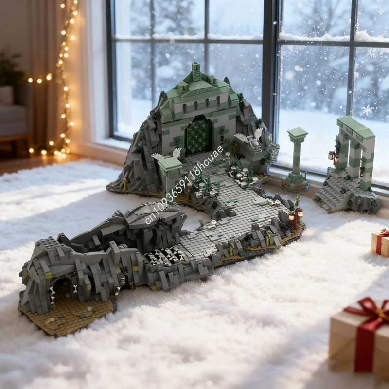 

2706pcs MOC Paths The Dead Hobbit And Lord Model Building Blocks Construction Assemble DIY Christmas Gift Creative Toy Idea Kids