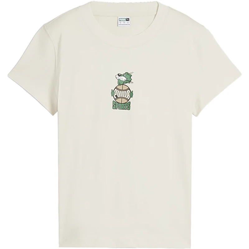 بوما حقيقية 2024 ربيع جديد المرأة جولة الرقبة الرياضة قصيرة الأكمام أعلى 627006-87 #5