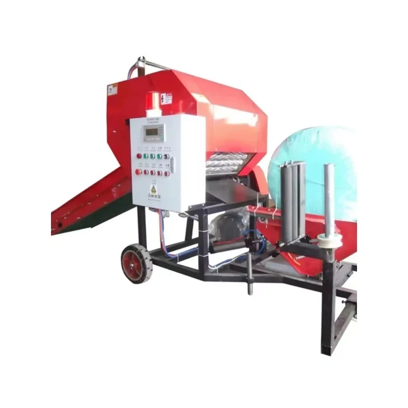 High - Efficiency Green Fodder Round Bale Baling and Wrapping Integrated Machine for Silage Silage Combine Baling Machinery
