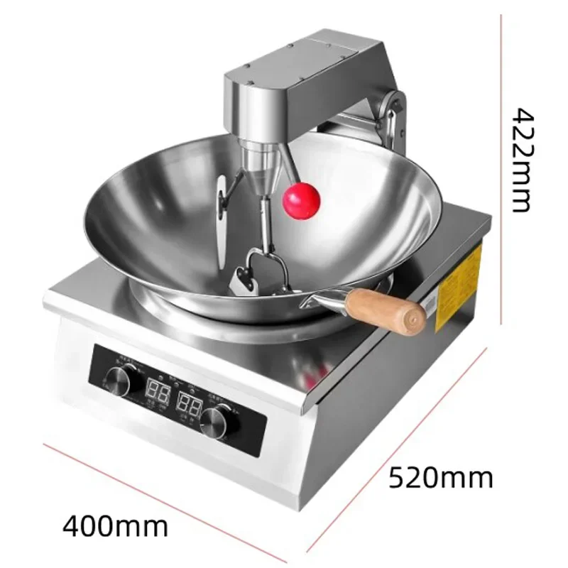 Automatic Cooking Machine Desktop Stainless‑Steel Stir‑Fry Robot Canteen‑Restaurant Intelligent Stirring Wok Cooking Equipment