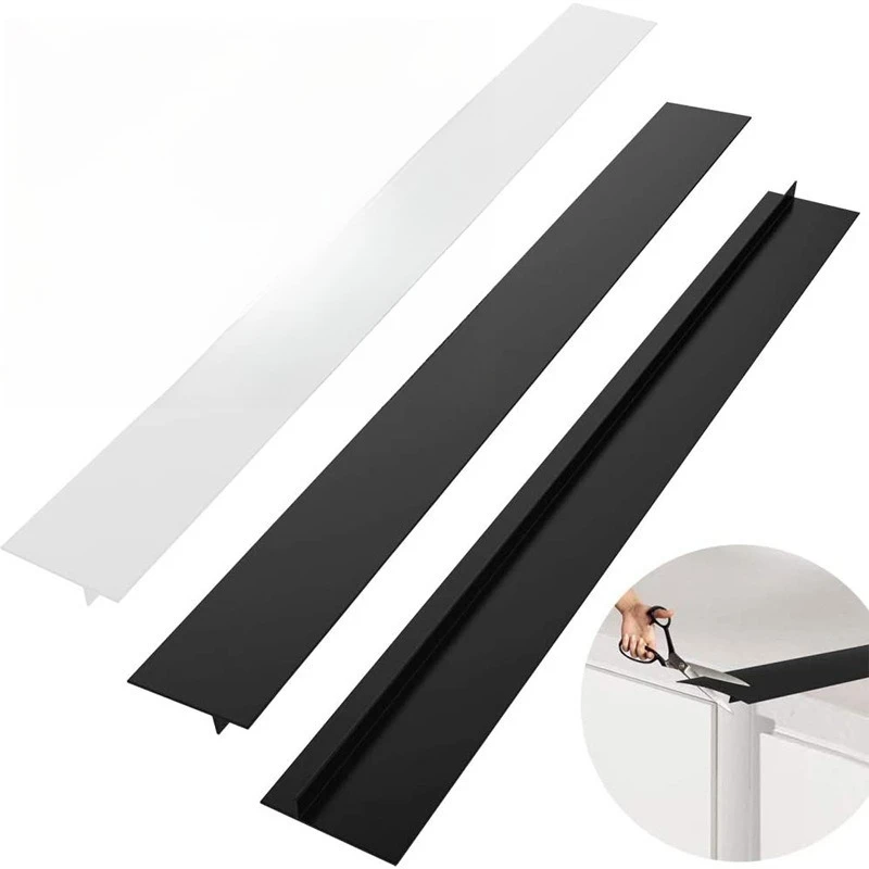 Silicone Stove Counter Gap Cover Set of 2 Silicone Kitchen Gap Filler Heat Resistant Silicone Stove Counter Gap Filler 21''/25''