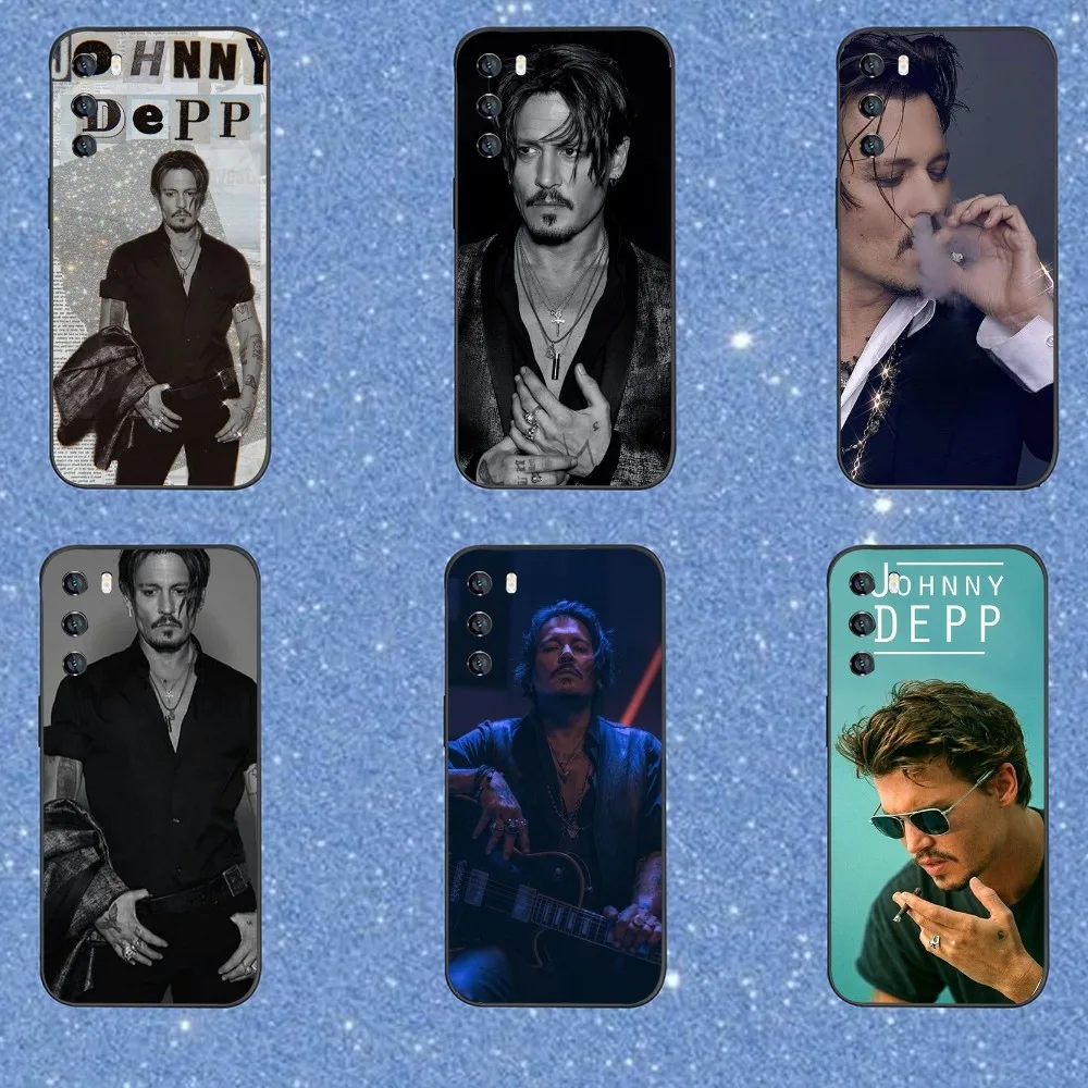 Johnny Depp Phone Case For Samsung Galaxy A52 A12 A51 S21 Edge S22ULTRA S23 S20LITE Plus Ultra Black Cover