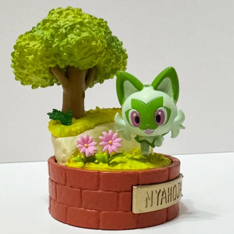 在庫あり リーメント 本物のポケモン 月明かりの夜に星を散歩する ミニチュアシーン コレクトアクションモデル ブラインドボックス