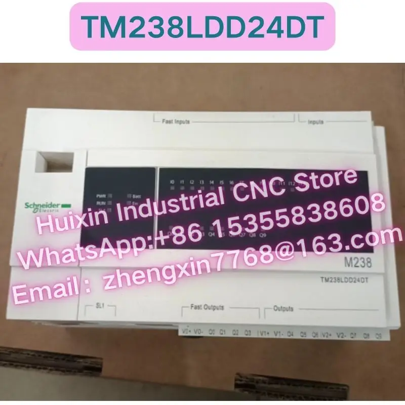 Used PLC Controller TM238LDD24DT Normal Function Tested OK Fast delivery