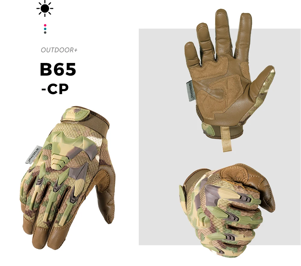 Outdoor Taktische Handschuhe Camo Radfahren Handschuh Sport Wandern Klettern Paintball Schießen Jagd Reiten Ski Voll Finger Fäustlinge Männer – Detail 23