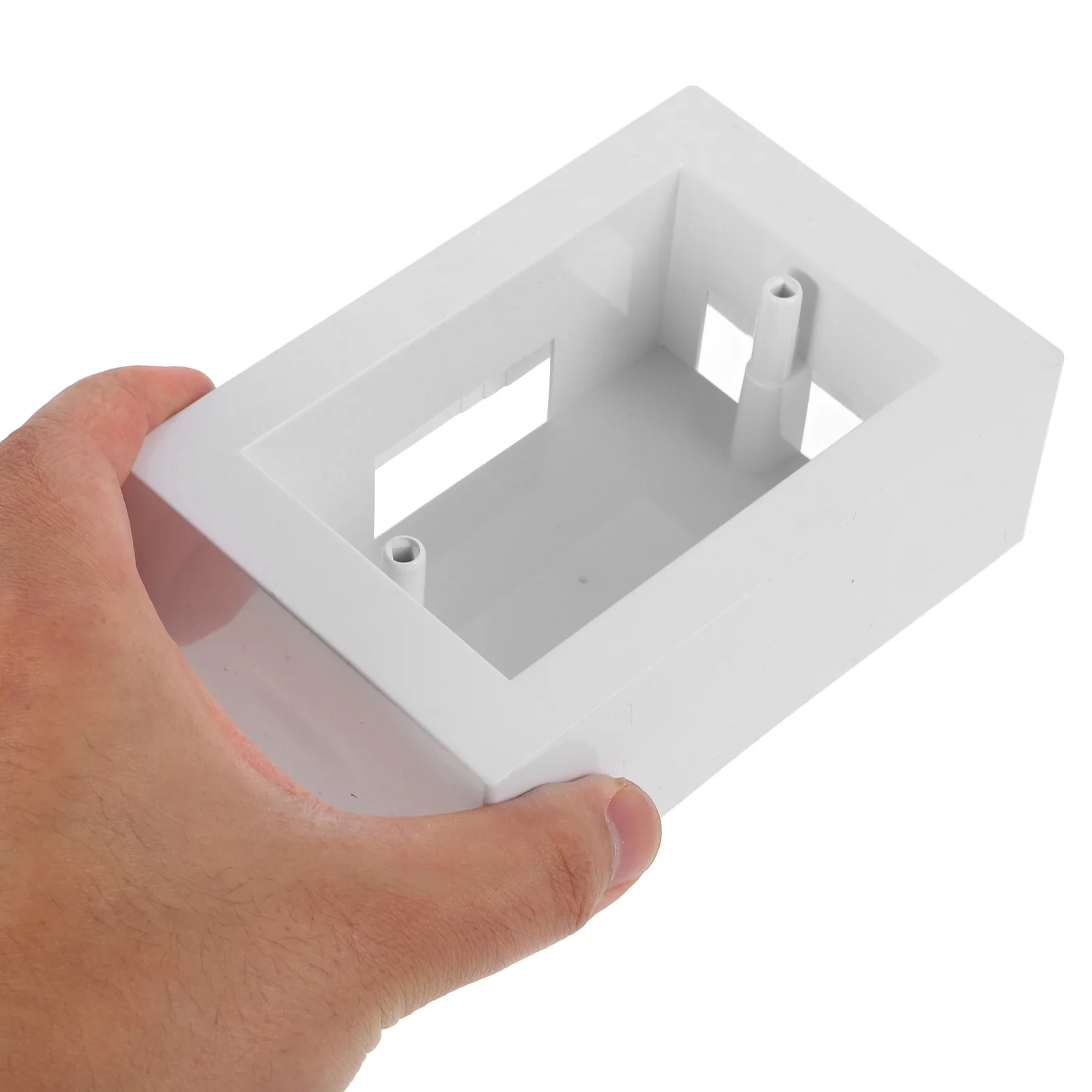 

Wall Mounted Electrical Box ABS Plastic Durable Versatile Junction Box for Exterior Use Electrical Outlet Boxes