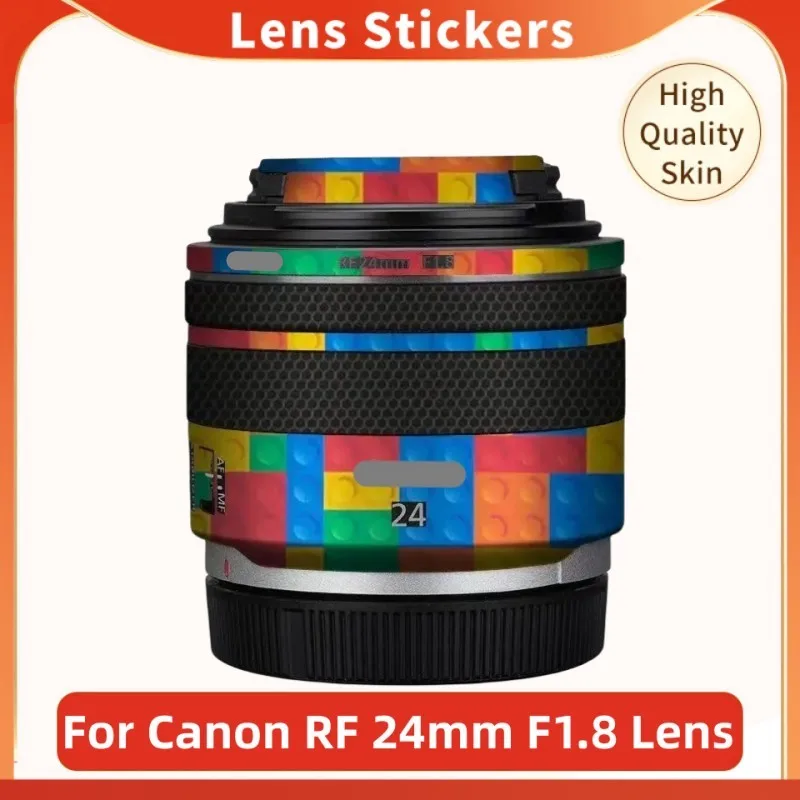 For Canon RF 24 1.8 Decal Skin Vinyl Wrap Film Lens Body Protective Sticker Coat RF24 RF24MM RF 24mm F1.8 STM RF24mmF1.8