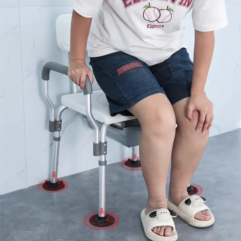 Bathroom Shower Chair Designed Sitting and Toilet Foldable for Stroke Hemiplegia Japanese Anti Slip Pregnant Women Shower Chair