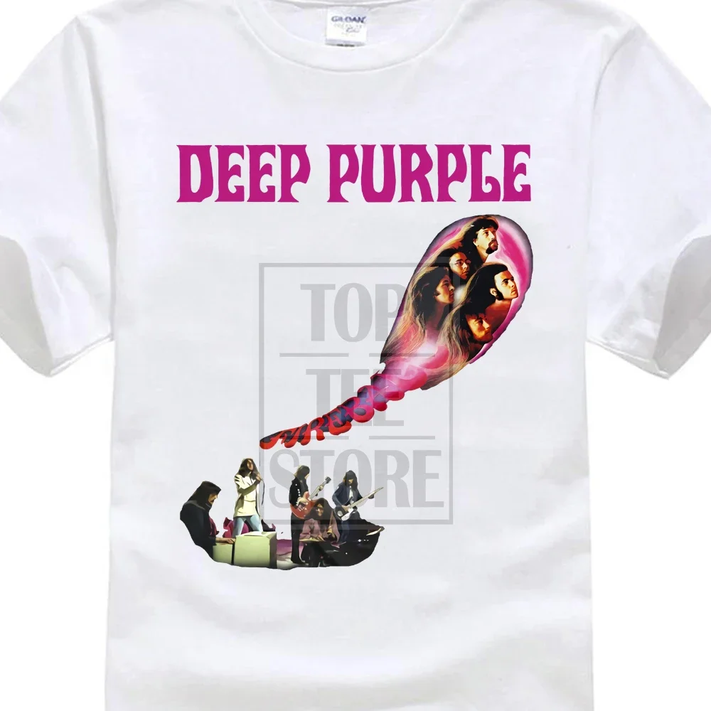 

Deep Purple Fireball T Shirt Sizes S 5Xl 100% Cotton Blackmore Lord