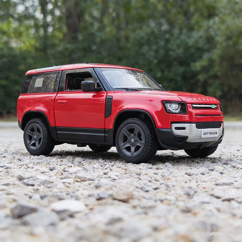 

Масштабная модель внедорожника Land Rover Defender 90 (1:24), литая под давлением, из металла, коллекционная, имитационная, для детей, подарок