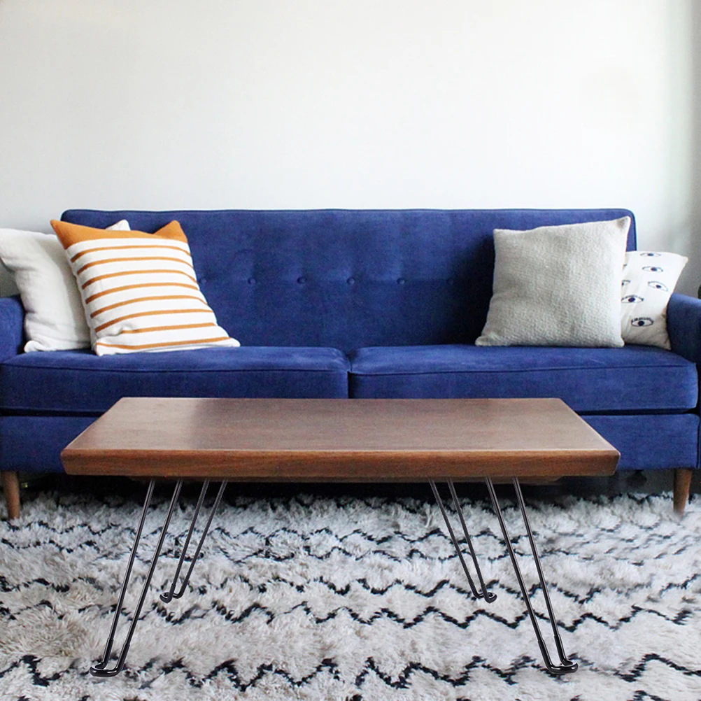 

4pcs Sturdy Iron Folding Legs Replacement Bed Computer Desk Legs Adjustable Table Stands Thickened Base Easy Installation