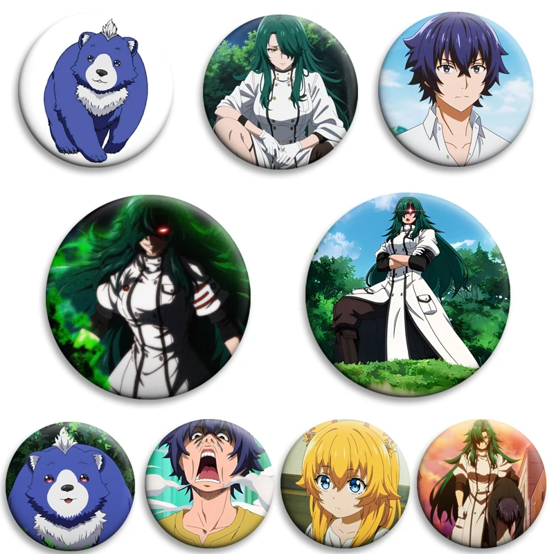 

Anime The Wrong Way To Use Healing Magic Characters Brooches Button Pins on Backpack Clothes Decor Tinplate Badge Fashion Gifts