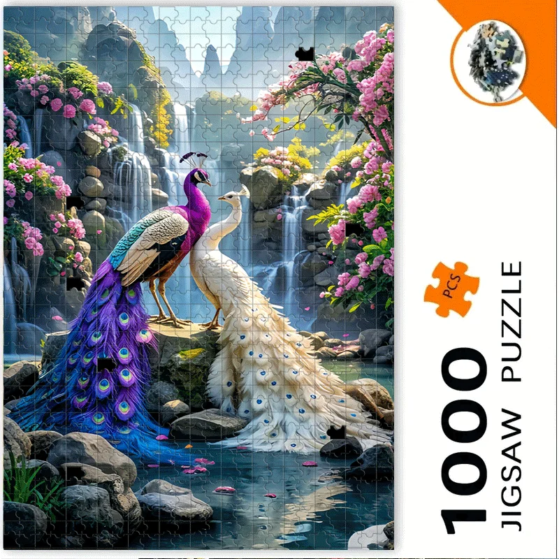 500 stuks/1000 stuks volwassen legpuzzels geschikt voor - uitdagende hersenen met draagbare stukjes, elegant doe-het-zelf decor en complex