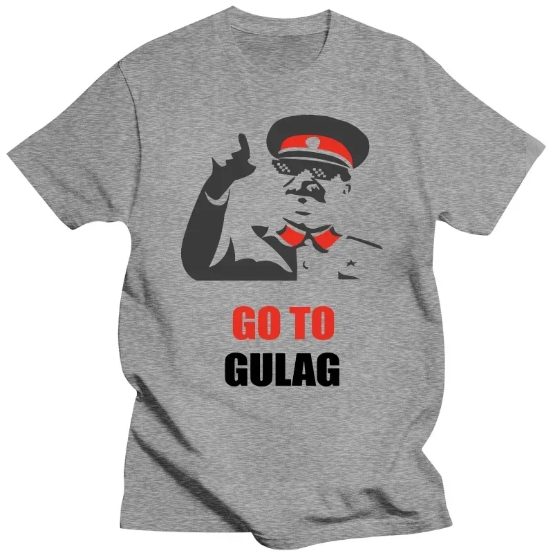 Stalin Go To Gulag Standard Unisex T-Shirt  Exquisite cotton men t-shirts  oversized t shirt  men clothing  harajuku