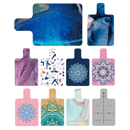 Esterilla de Yoga para Pilates, alfombrilla de goma de ante reformada, entrenamiento de cama central, posicionamiento, antideslizante