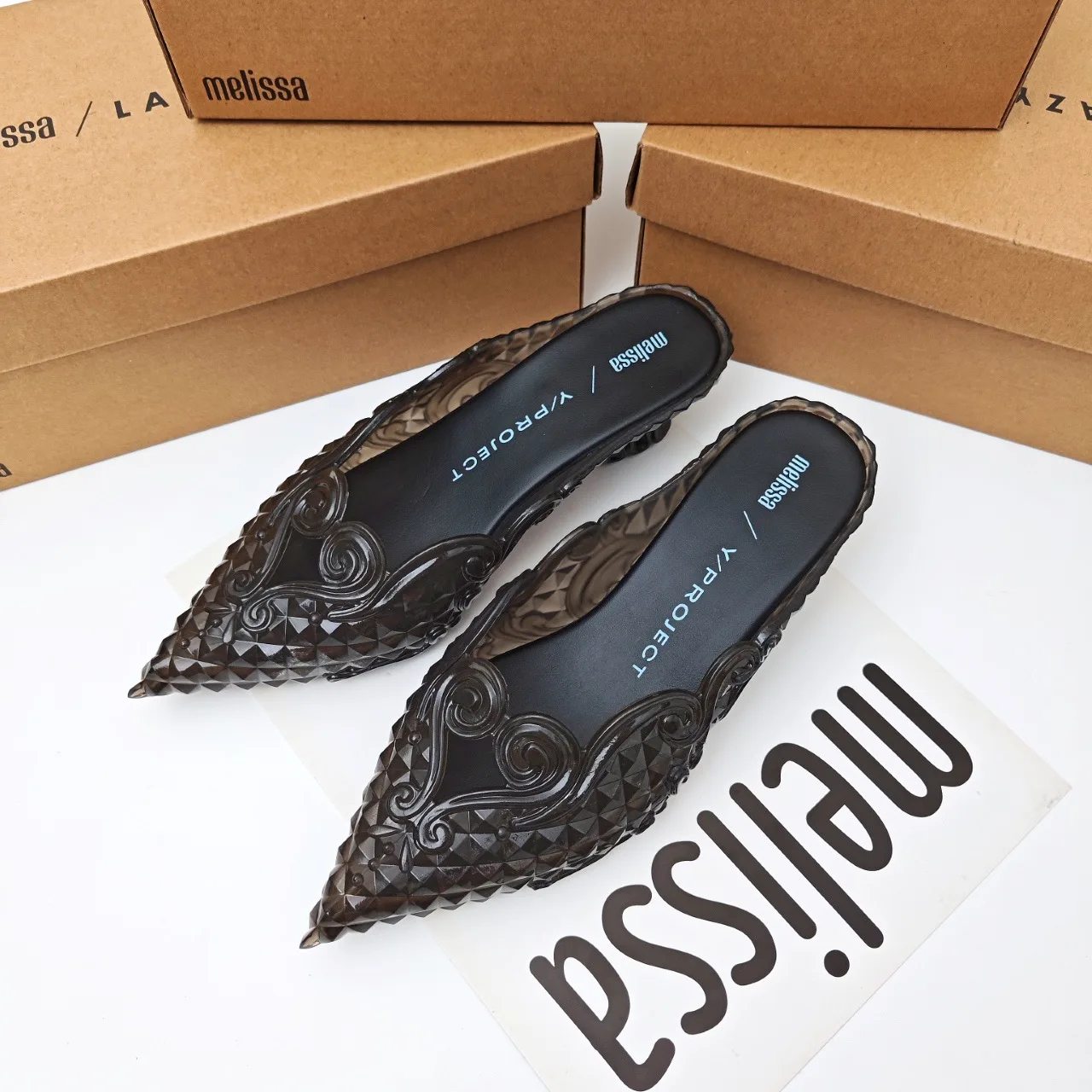 Melissa 2025 Nieuwe Stijl Top Kwaliteit Vrouwen Mode Hoge Hakken Platform Slippers Dames Jelly Schoenen Meisje Klassieke Zomer Slipper