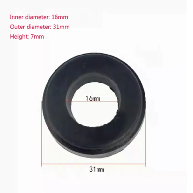 1PC Horizontal 2 Ton 3 Ton Jack Big Leather Bowl Oil Seal Rubber Ring Seal Ring Black Leather Bowl Repair Accessories