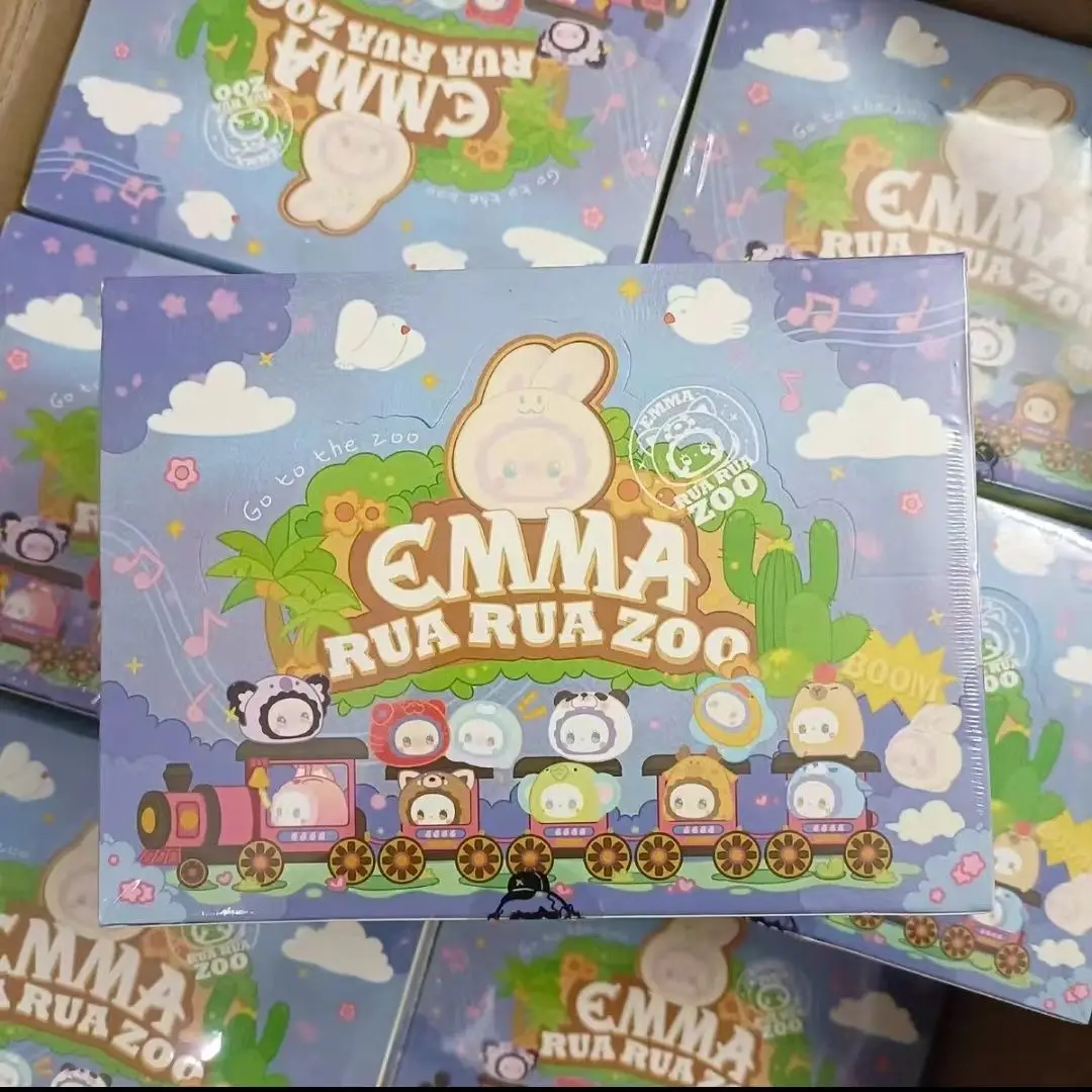 

Emma Rua Rua Zoo Series Blind Box Mystery Box Cute Granules Animal Ornament Desktop Decor Collectible Surprise Gift