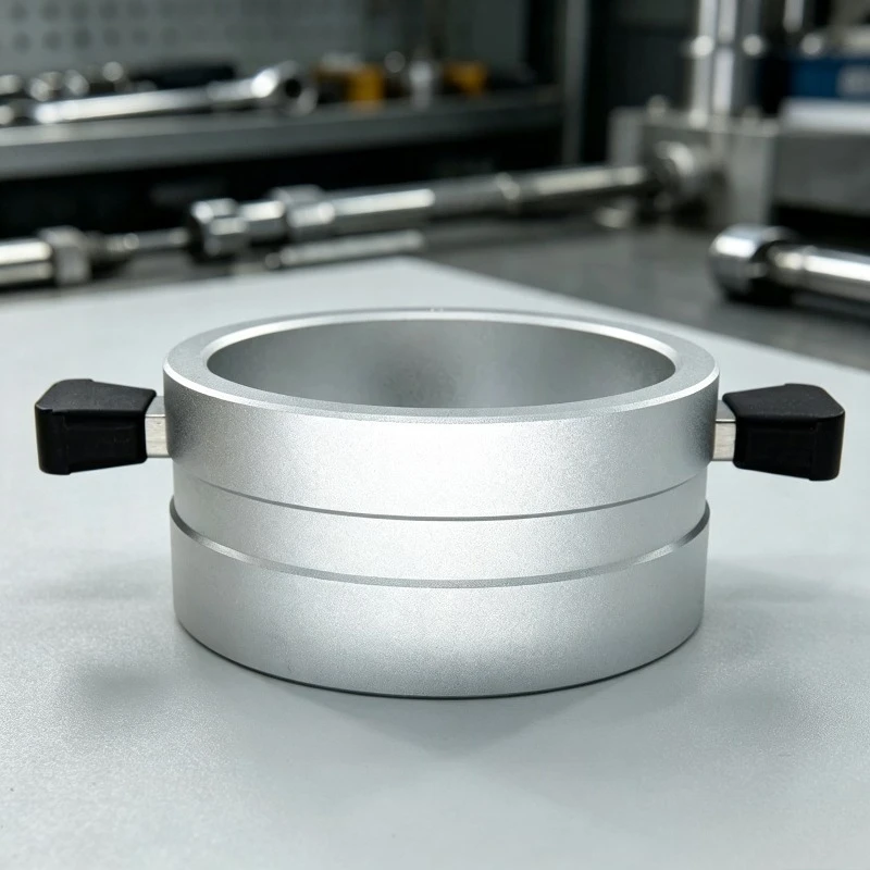 Lab Heat-Resistant Aluminum Block for Round-Bottom Flask 25/50/100/250/500/1000/2000mL Wooden Handle Rubber Grip