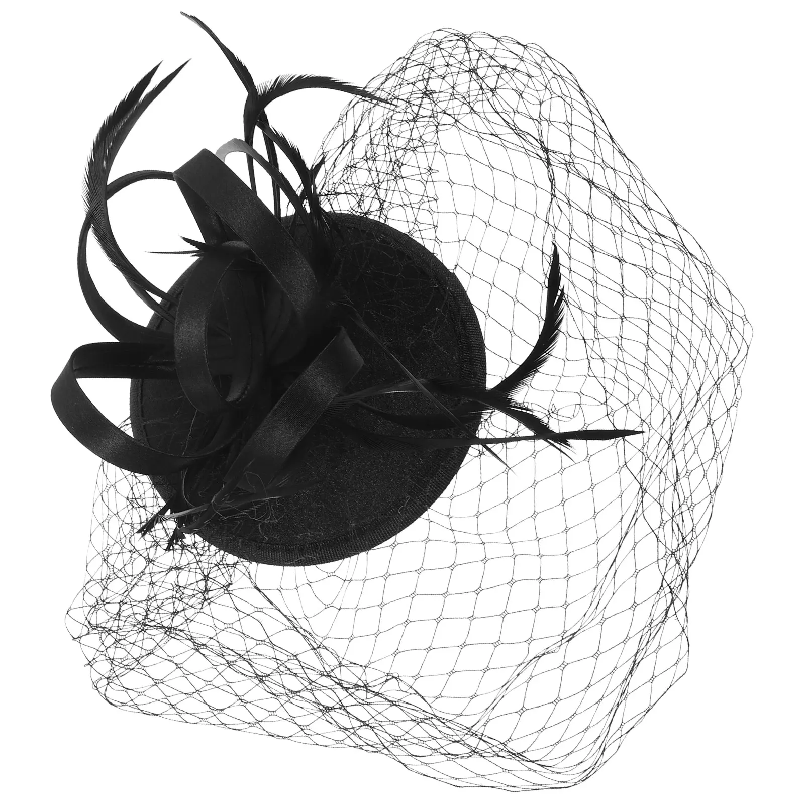 

Elegant Fascinator Hair Clip For Bride Women Wedding Bridal Accessories Tea Party Decorative Headpiece Banquet Hairpin Formal
