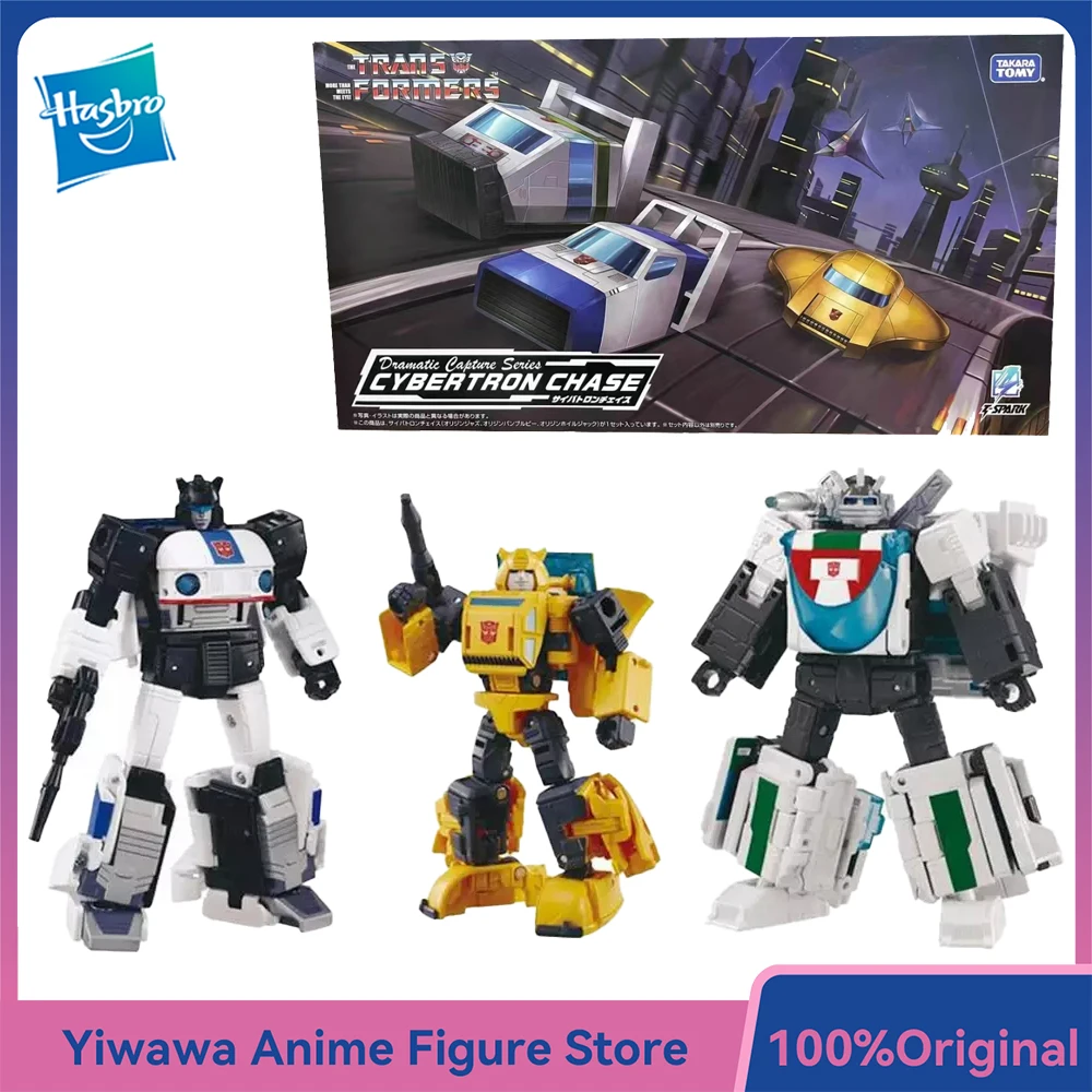[متوفر] سلسلة التقاط الدرامي المحولات Cybertron Chase (Bumblebee و Jazz وWheeljack) ألعاب نموذج روبوت لشخصية الرسوم المتحركة