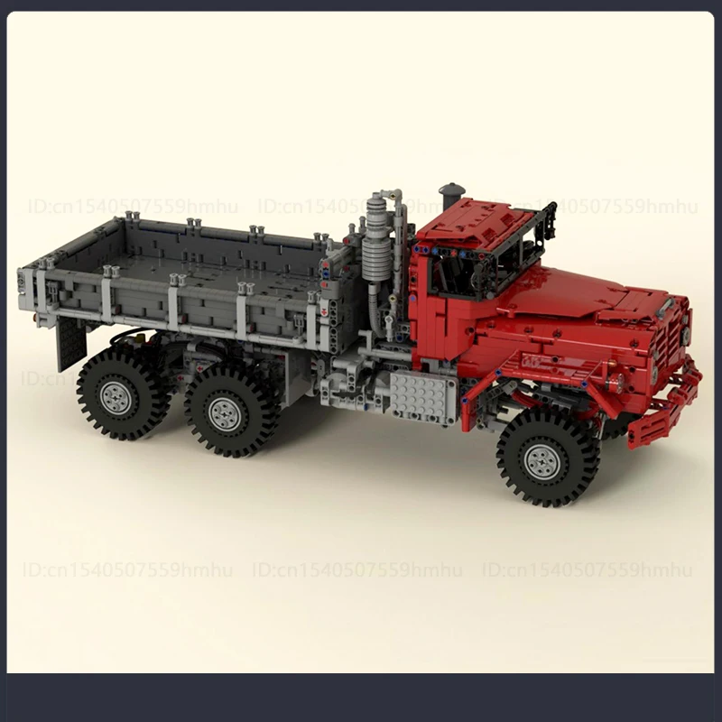 MOC Building Blocks City Vehicle AM General M939 M1076 Trailer M911 Truck Motor Technology Brick Assembly Off-Road Car Toys Gift