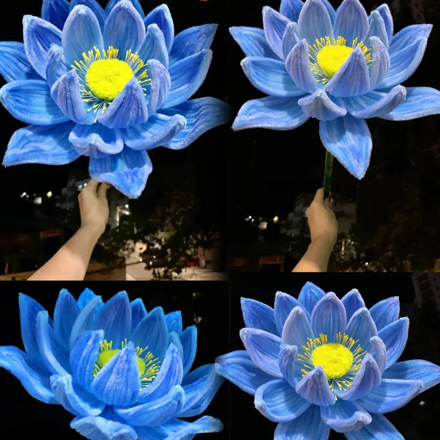 775/776Pcs Lotus Pipe Cleaner Craft Kit, Includes Flower Stems, Flower Stamens, Video Tutorial and Glue Sticks. Beginner Friendly