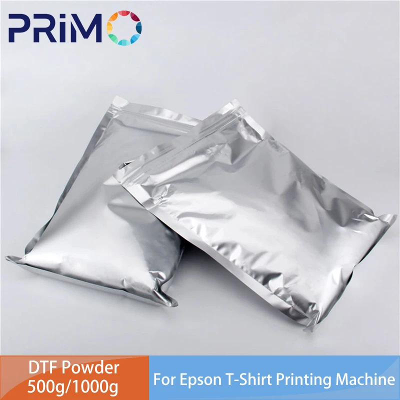 1KG 500G White DTF Hot Melt Transfer Powder Adhesive for Epson Direct To PET Film T-Shirt To Cloth Printing Machine